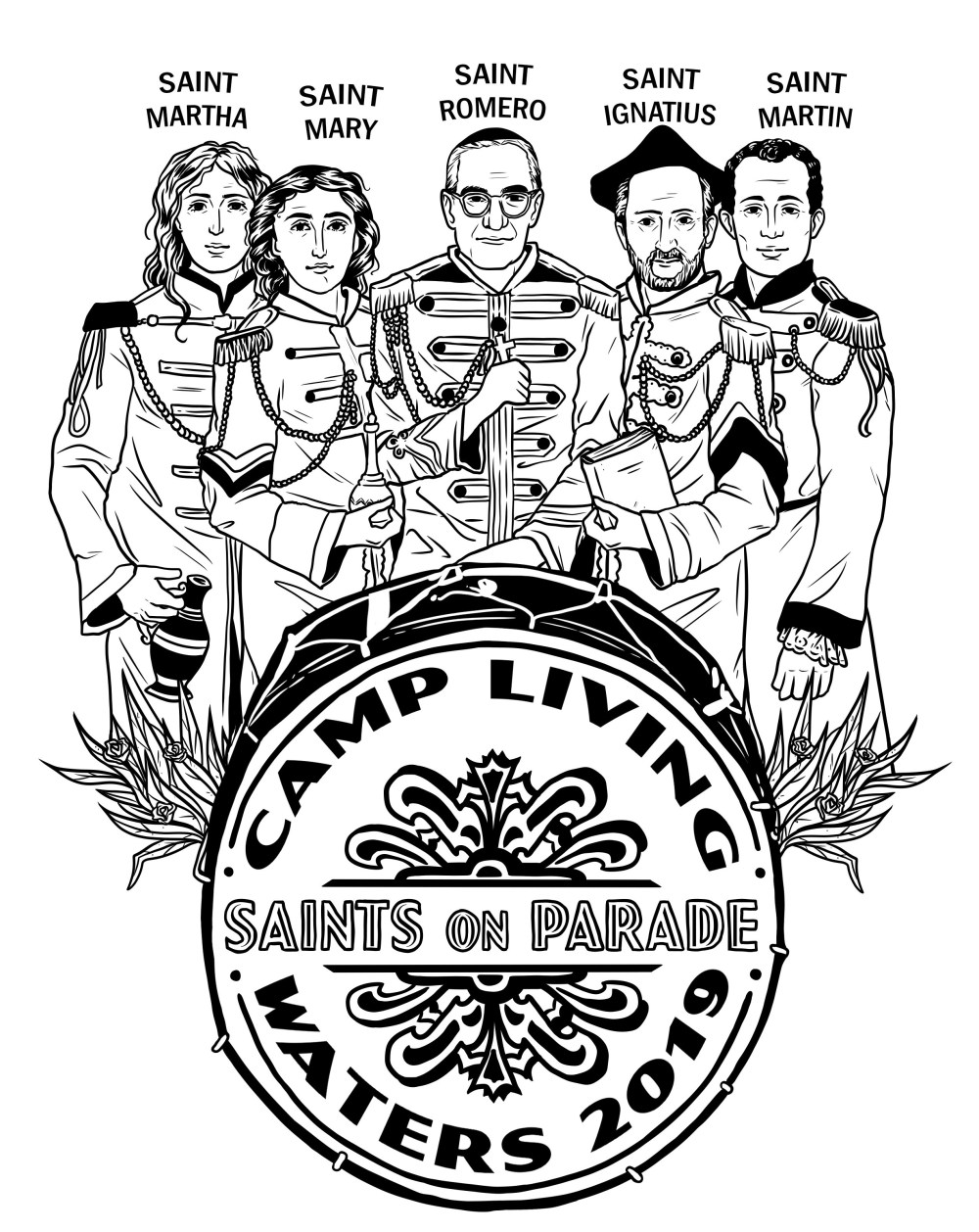 Saints On Parade Tee Shirt Design.jpg